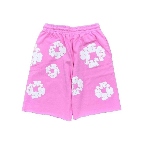 DENIM TEARS SHORTS "COTTON WREATH" PINK NEW SIZE SMALL - Picture 3 of 3